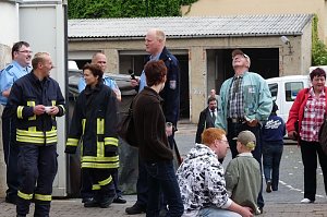 Rettungsarbeiten vor Ort