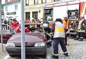 Rettungsarbeiten vor Ort