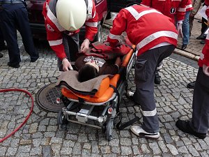 Rettungsarbeiten vor Ort