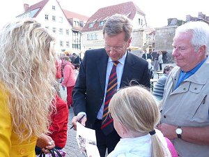 Christian Wulff 2009 in Sondershausen