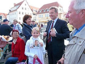 Christian Wulff 2009 in Sondershausen