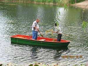 Arbeitseinsatz im Schwimmbad