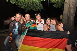 Public Viewing auf den Petersberg