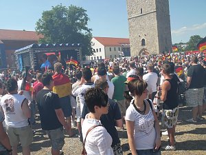 WM-Stimmung auf dem Berg