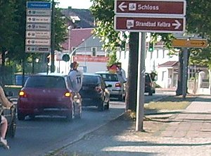 Korso in der Stadt