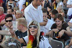 Public Viewing auf den Petersberg