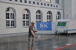Public Viewing auf den Petersberg