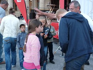 Athletenpr&auml;sentation des 15. Sparkassenmeetings 
