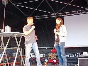 Athletenpr&auml;sentation des 15. Sparkassenmeetings 