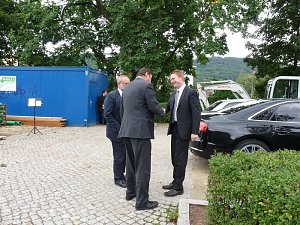 Symbolischer Spatenstich