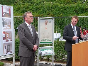 Symbolischer Spatenstich