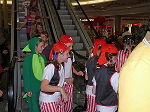 Feuerwerk in der Galerie