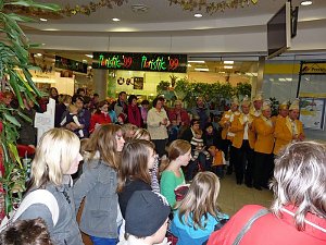 Feuerwerk in der Galerie