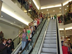Feuerwerk in der Galerie