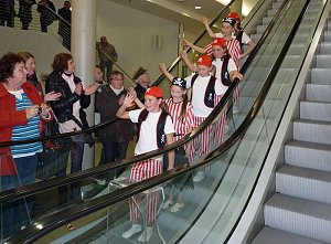 Feuerwerk in der Galerie