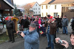 Weihnachtsmann hat Sprechstunde
