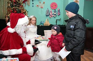 Weihnachtsmann hat Sprechstunde