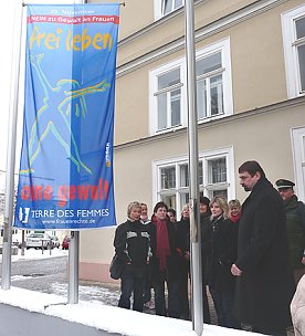 Bild: Fahnenaktion 2008