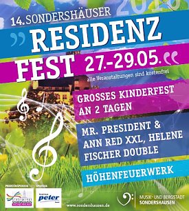 Bild: Willkommen zum 14. Sondersh&auml;user Residenzfest