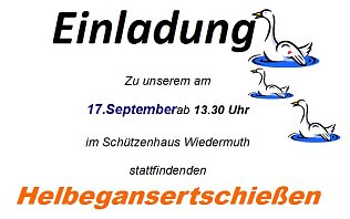 Bild: Helbegansertschie&szlig;en in Wiedermuth