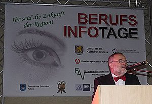 Bild: Er&ouml;ffnung Berufsinfotage Kyffh&auml;userkreis
