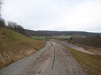 Wirtschaftsstra&szlig;e als Radweg 2 (Foto: Karl-Heinz Herrmann)