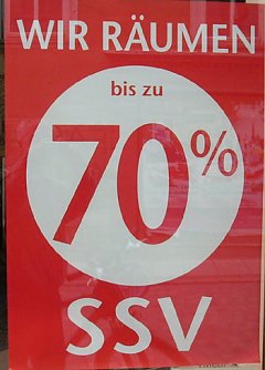 Sommerschlussverkauf Sondershausen (Foto: Karl-Heinz Herrmann)