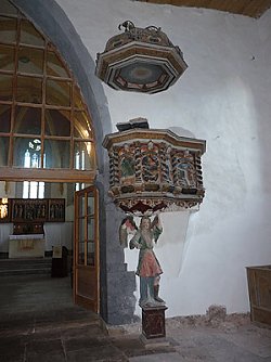 Kanzel Kirche Gorsleben (Foto: Karl-Heinz Herrmann)