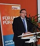 Krautwurst im Pr&auml;sidium der CDU Th&uuml;ringen (Foto: Karl-Heinz Herrmann)