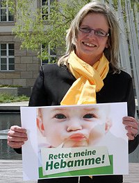 Hebammen retten � Familien st&auml;rken (Foto: B&uuml;ndnis 90 / Die Gr&uuml;nen)