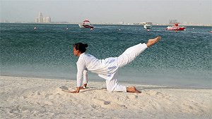 Zweiter  YOGA-Kurs (Foto: Landratsamt Kyffh&auml;userkreis)