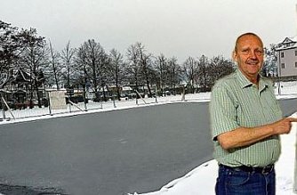 Noch keine Spritzeisbahn (Foto: Peter M&ouml;bius)