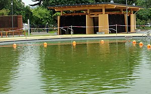 Hier die aktuelle Lage zur Wasserqualit&auml;t (Foto: Karl-Heinz Herrmann)