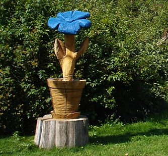 Kunst am Wegesrand (Foto: Karl-Heinz Herrmann)