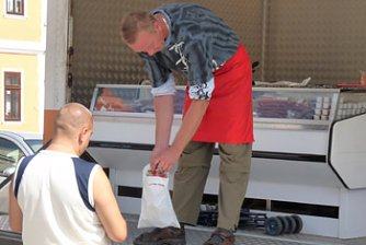 Marktschreier in Sondershausen (Foto: Karl-Heinz Herrmann)
