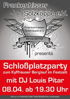 Schlossplatz-Party zum Kyffh&auml;user-Berglauf (Foto: Stadt Bad Frankenhausen)