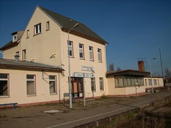 Bahnhof Bad Frankenhausen 2008 (Foto: Karl-Heinz Herrmann)