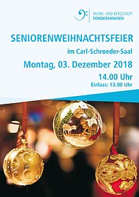 Weihnachtsfeier f&uuml;r die Seniorinnen und Senioren (Foto: Stadt Sondershausen)