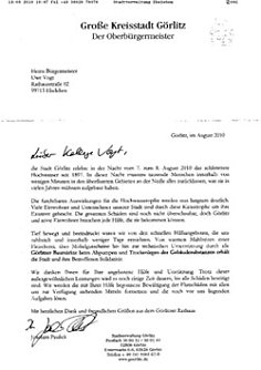 Brief aus G&ouml;rlitz (Foto: Stadt Ebeleben)