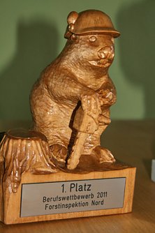 Wettstreit am Kyffh&auml;user (Foto: Forstamt Oldisleben)