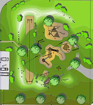 Bild: Gestaltungsplan Spielplatz