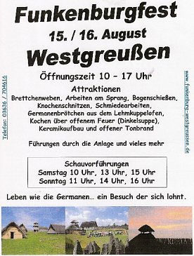 Bild: Funkenburgfest Westgreu&szlig;en