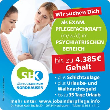 S&uuml;dharz Klinikum Nordhausen (Foto: SHK)