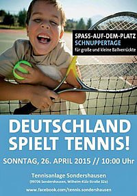 Bild: Deutschland spielt Tennis!