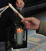 Friedenslicht im Kyffh&auml;userkreis eingetroffen (Foto: Karl-Heinz Herrmann)