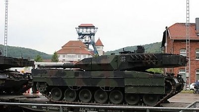 Panzerbataillon 393 verlegt Panzer (Foto: Karl-Heinz Herrmann)