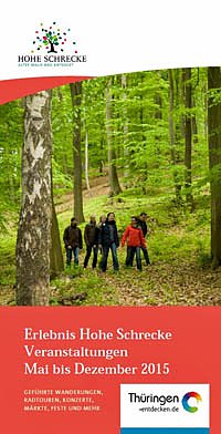 Veranstaltungskalender f&uuml;r die Hohe Schrecke (Foto: Regionalmanagement Hohe Schrecke)