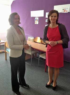 Gemeinschaftsunterkunft besucht (Foto: Landratsamt Kyffh&auml;userkreis)