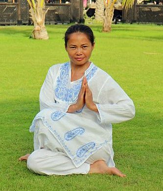 Neue Yoga-Dozentin an der  Volkshochschule (Foto: Landratsamt Kyffh&auml;userkreis)
