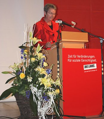 Kersten Naumann in Apolda (Foto: Die Linke)